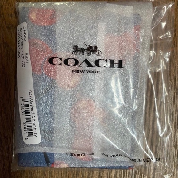 COPY - Coach Card Case with Cherry Print - Picture 3 of 3
